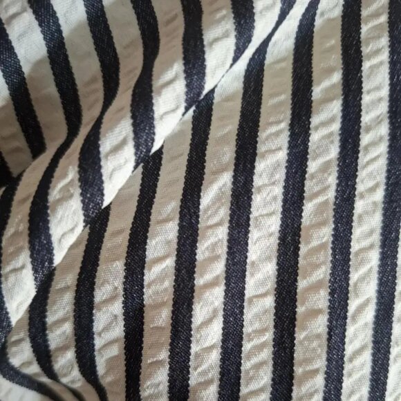 Striped Black & White Maxi Dress - Picture 5 of 5